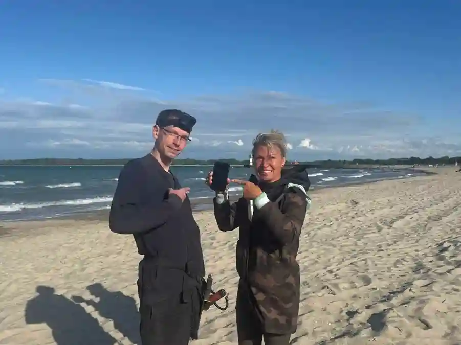 iPhone am Strand verloren